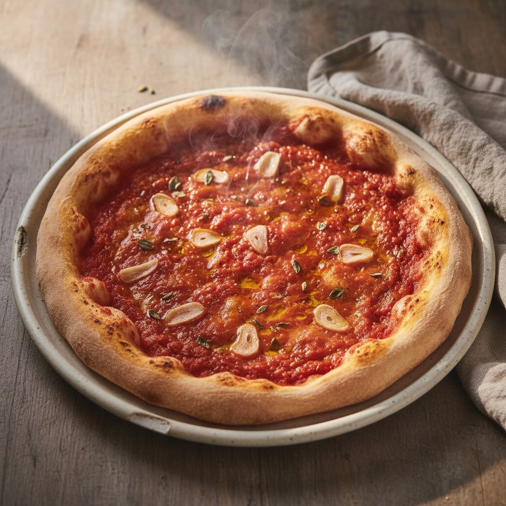 Pizza Marinara — Tomato, Garlic, Oregano, Nothing More