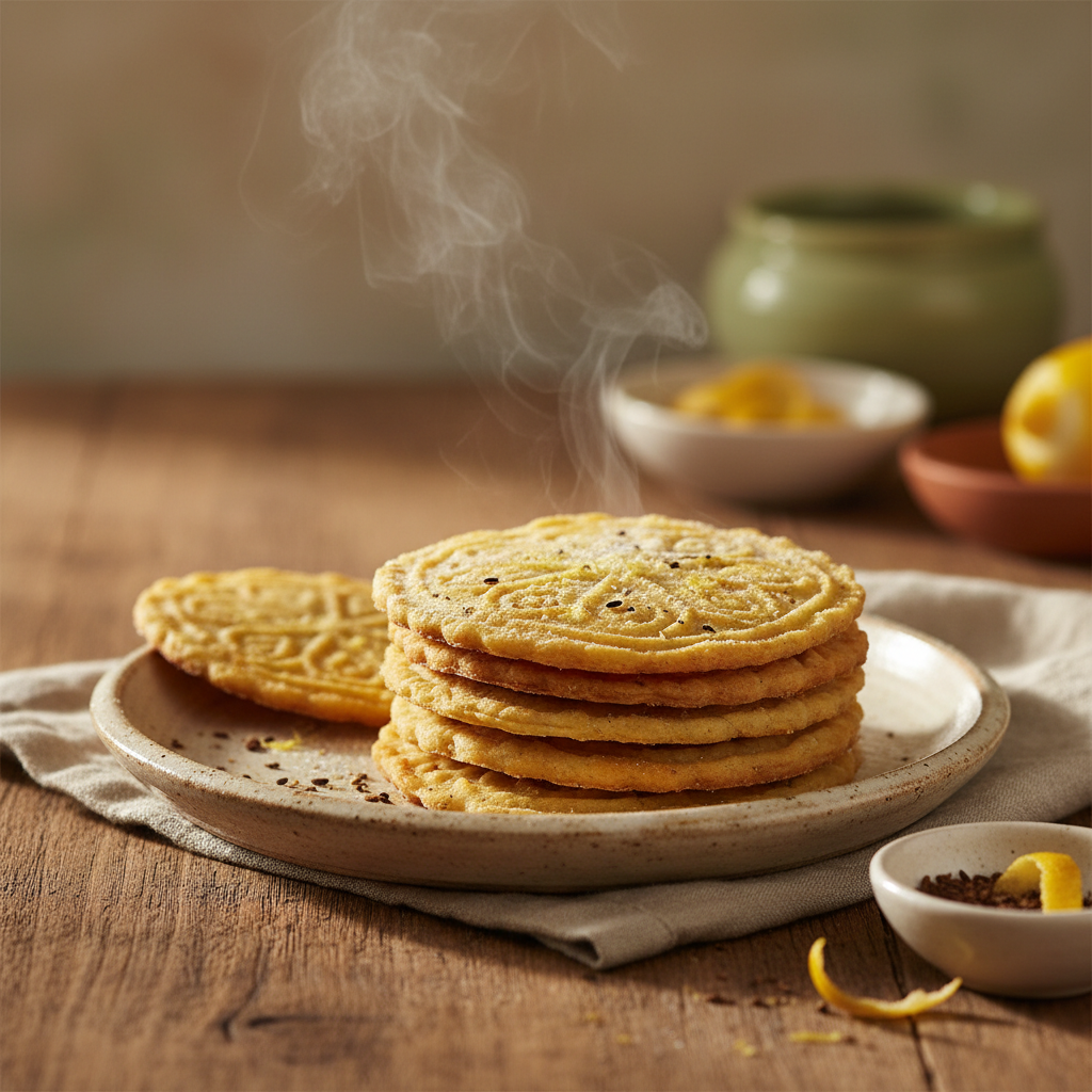Pizzelle: Crispy Anise and Lemon Waffle Cookies from Abruzzo