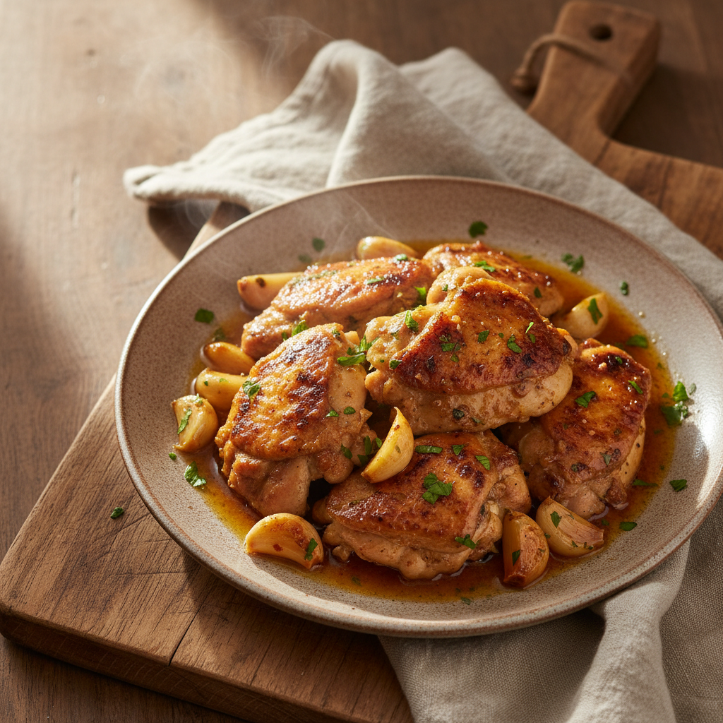 Pollo al Ajillo