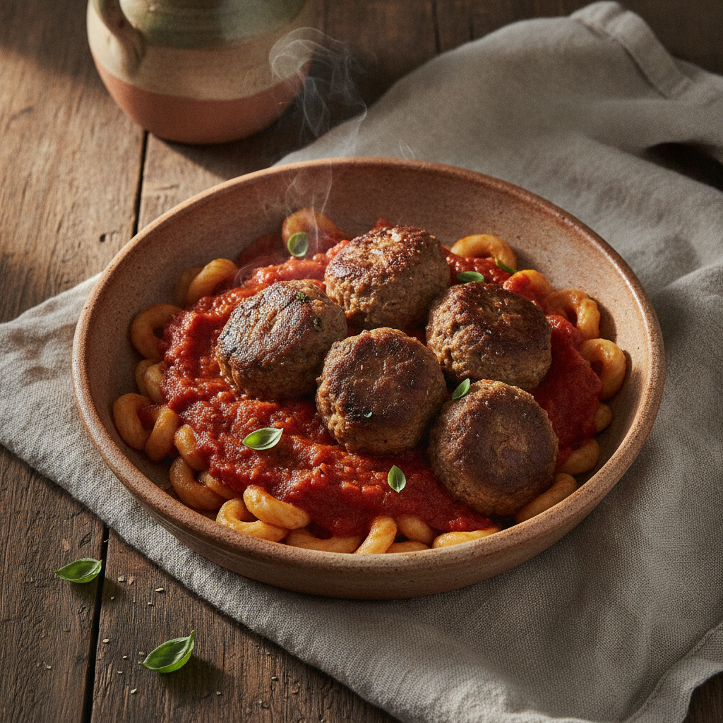 Polpette al Sugo — Italian Meatballs Braised in Tomato