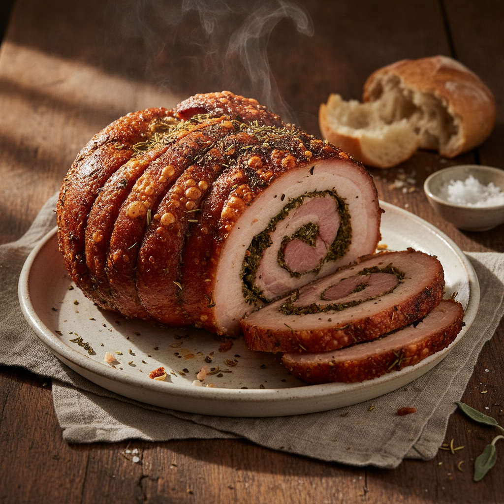 How to Make Real Porchetta at Home: Crackling Skin, Juicy Herb Interior