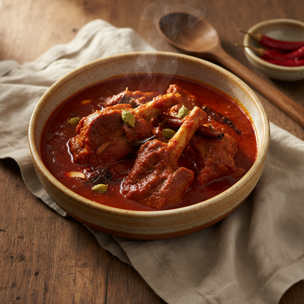 Rogan Josh: Kashmiri Lamb Curry With Ratanjot and No Tomatoes