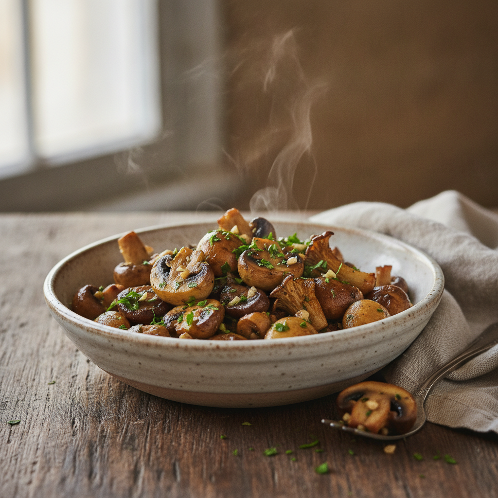 Sautéed Mushrooms with Garlic and Parsley
