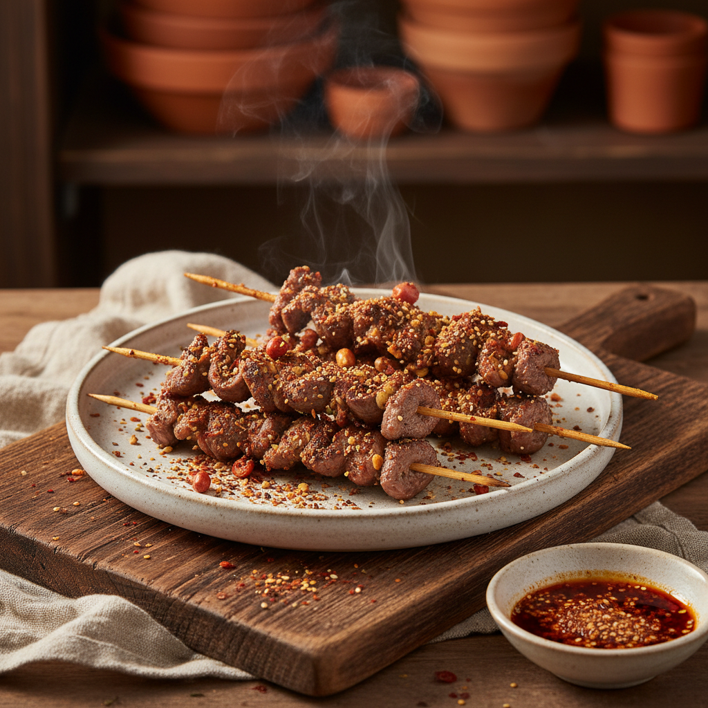 Sichuan Ma La Beef Skewers (Chuan Chuan Xiang)