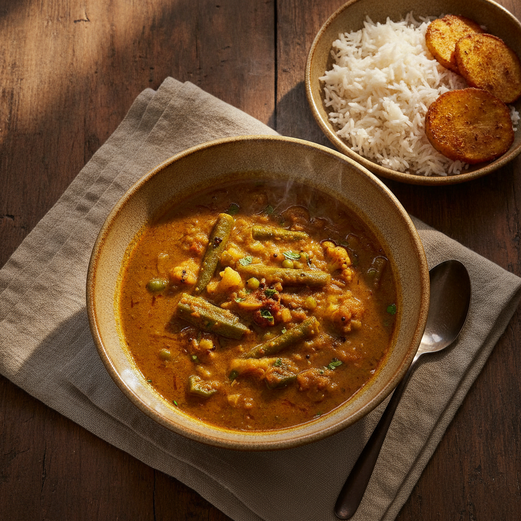 Sindhi Kadhi: A Tangy, Yogurt-Free Curry from the Indus Plains