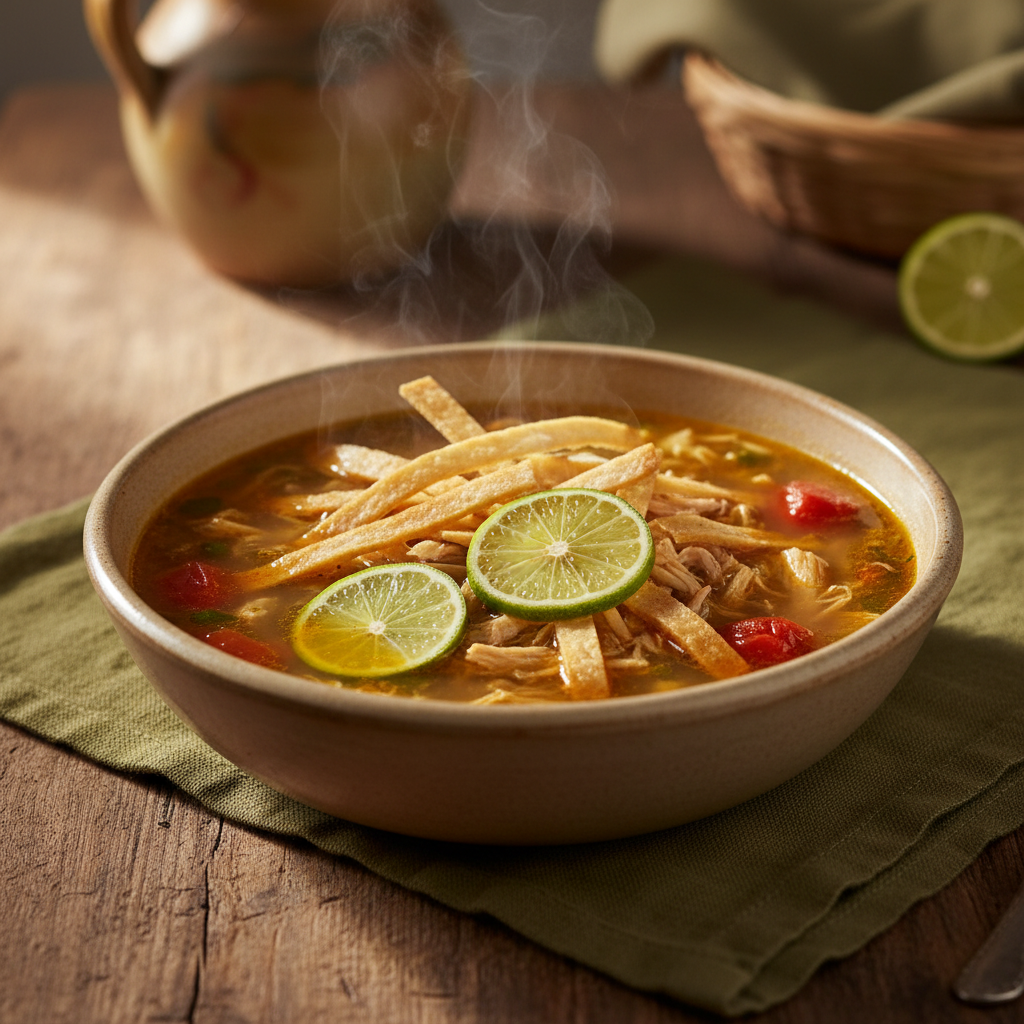Sopa de Lima — Yucatecan lime and chicken soup