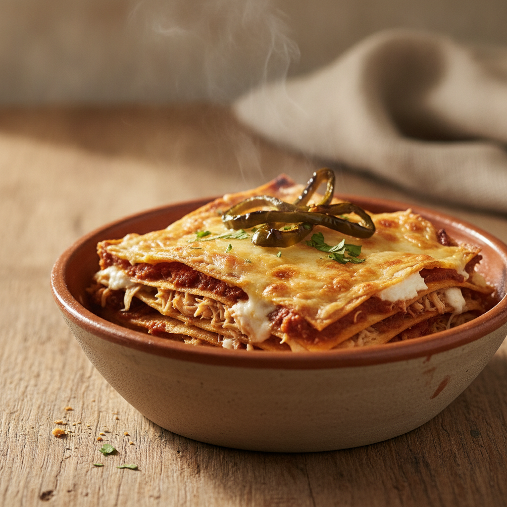 Sopa Seca de Tortilla: Baked Layered Tortilla Casserole