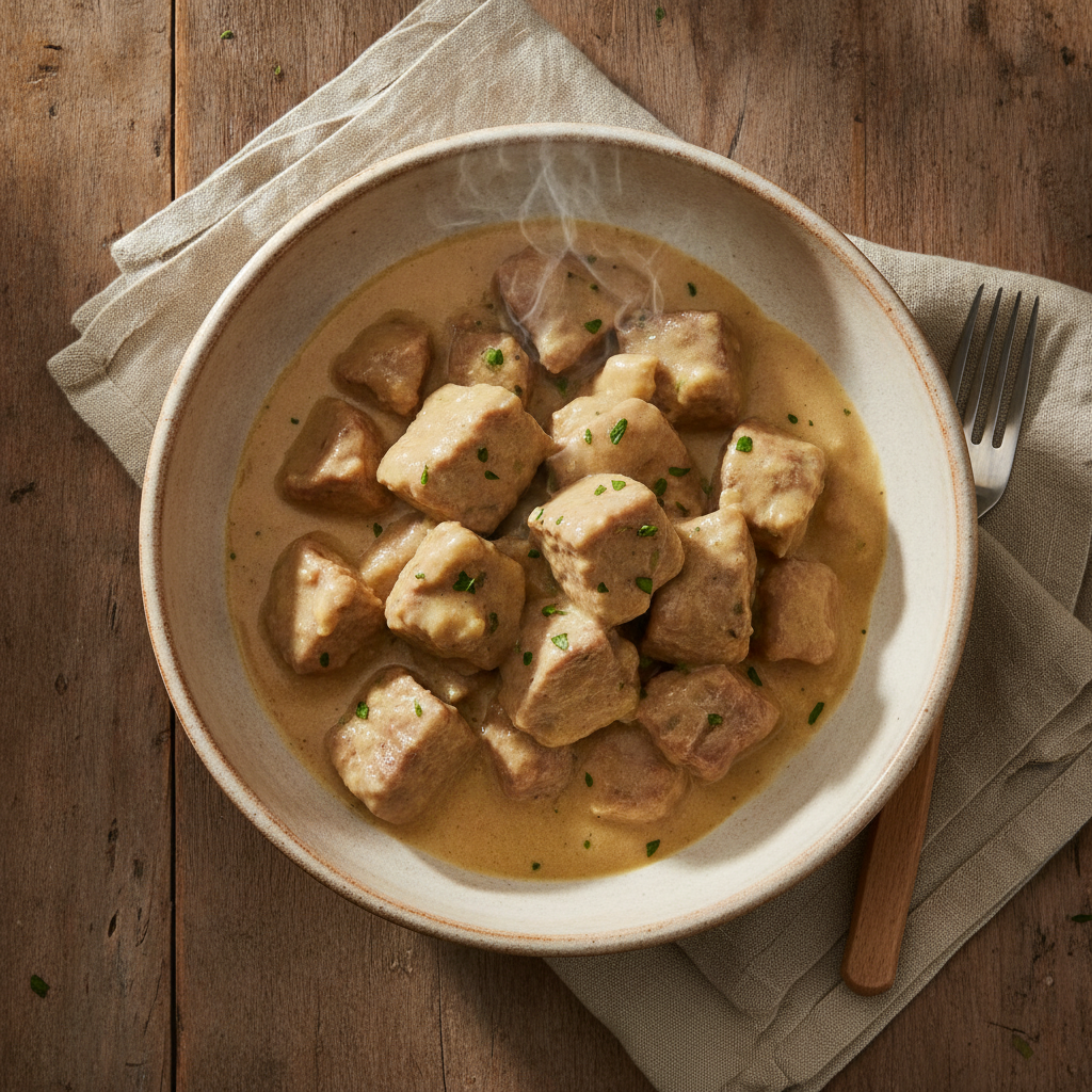 Spezzatino di Vitello alla Milanese — Milanese Braised Veal Stew