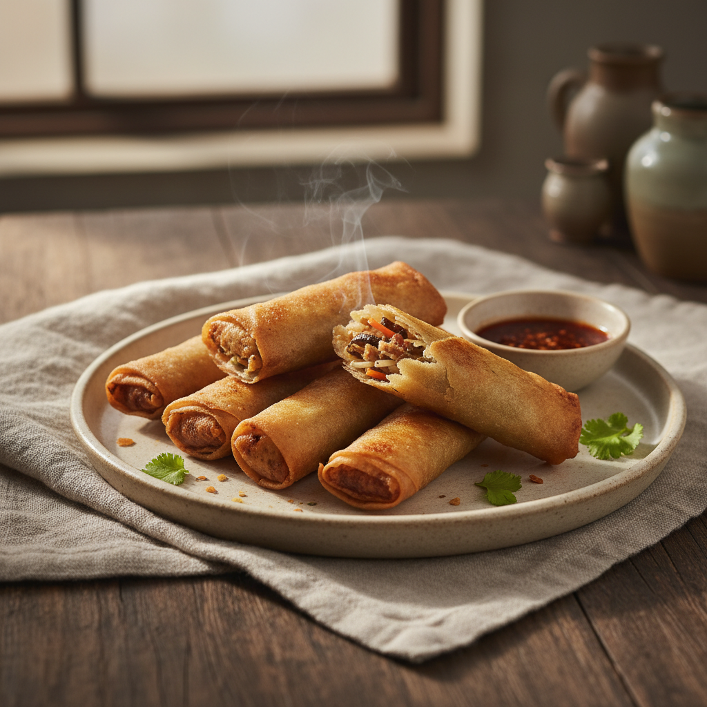 Spring Rolls: Crisp Cantonese Chun Juan