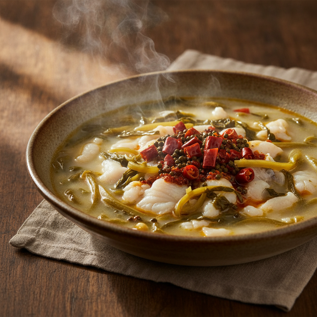 Suan Cai Yu: Sichuan Fish in Sour Pickled Cabbage Broth