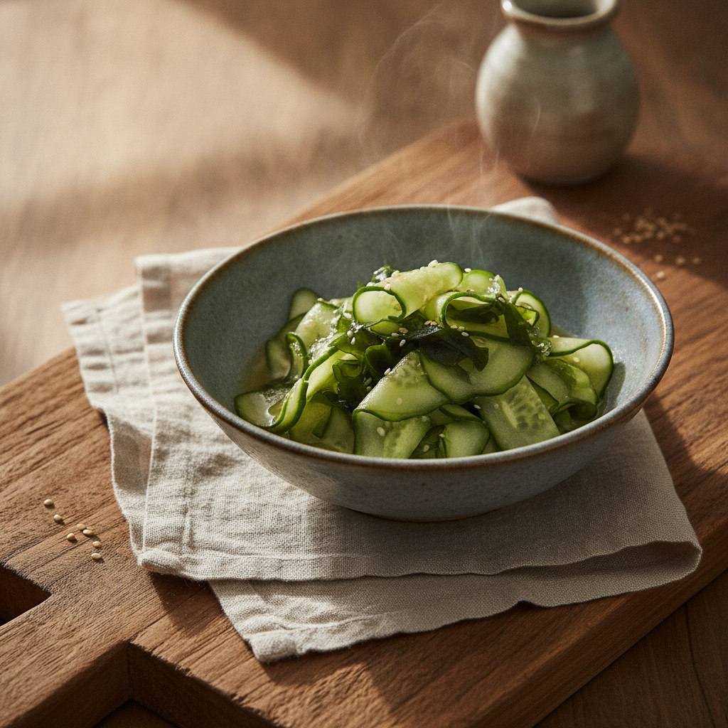 Sunomono: Cucumber and Wakame Vinegar Salad