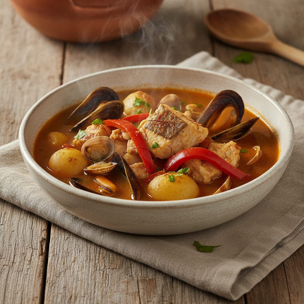 Suquet de Peix — The Catalan Fisherman's Stew Built on a Mortar Picada