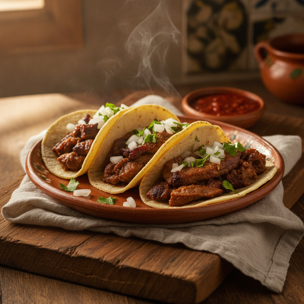 Tacos de Suadero: Slow-Cooked Beef Brisket Street Tacos