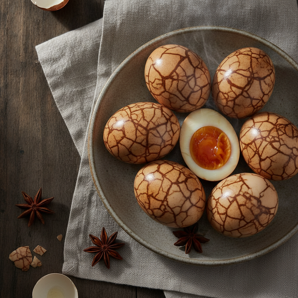 Tea Eggs (茶叶蛋): The Chinese Street Snack with the Marbled Shell