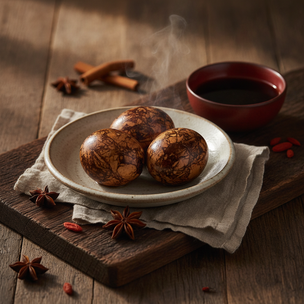 Chinese Tea Eggs (茶叶蛋): The Classic Marbled Snack