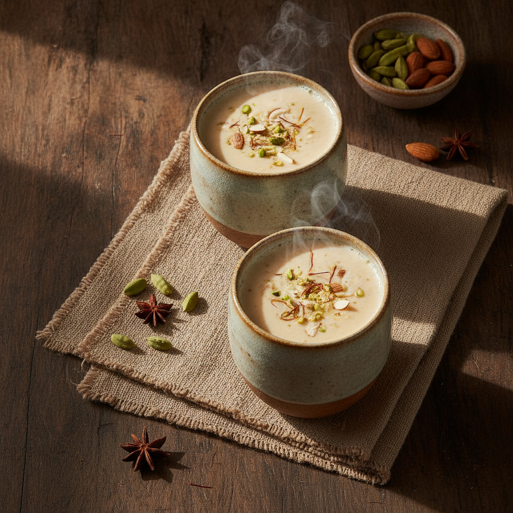 Cooling Nutty Milk Drink for Festivals