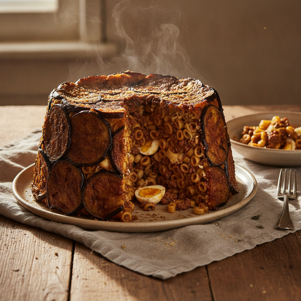 Timballo di Anelletti: Sicily's Most Dramatic Sunday Dish