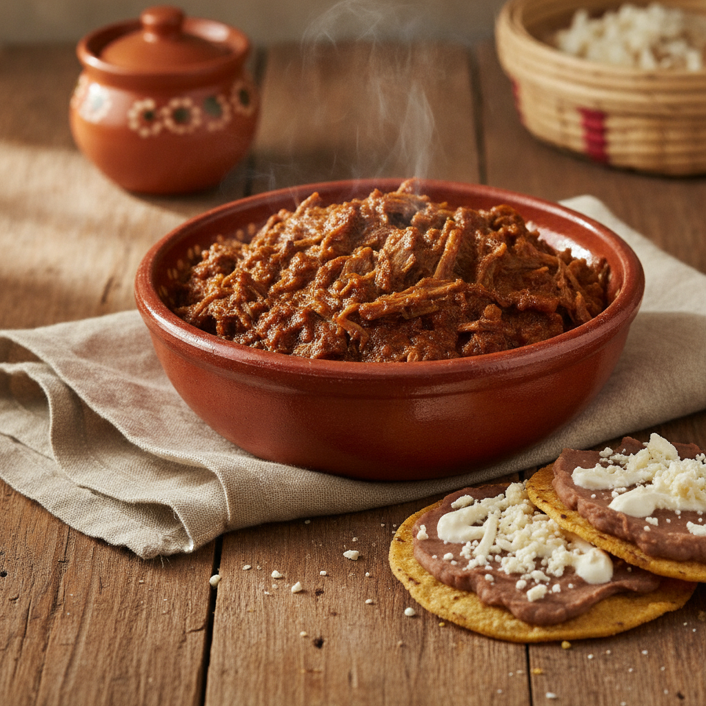 Tinga de Res: Smoky Shredded Beef in Chipotle-Tomato Sauce