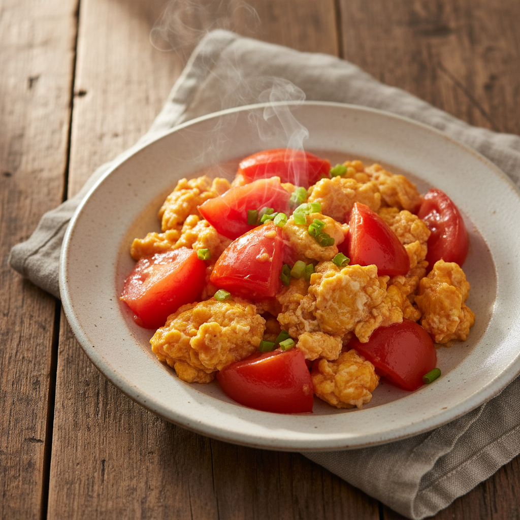 Tomato and Egg Stir-Fry: The Chinese Home-Cooking Classic