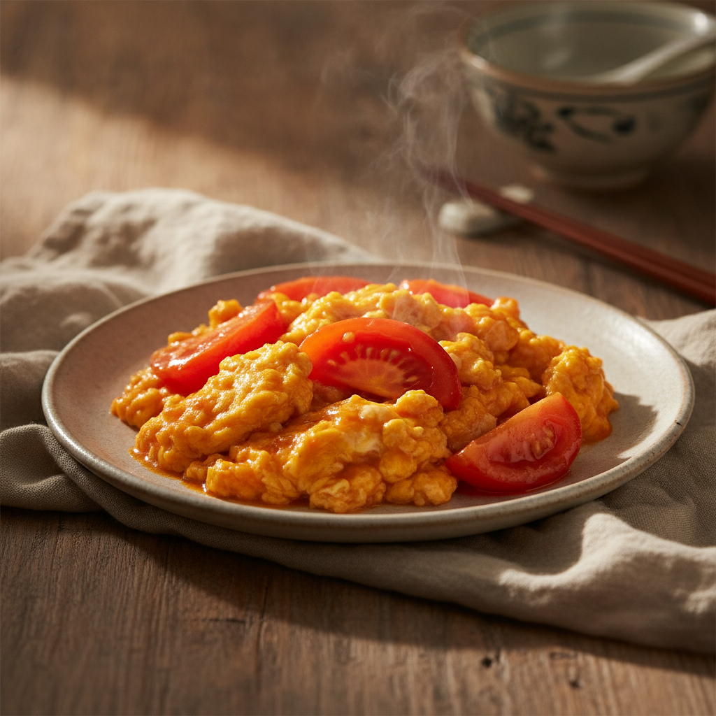 Chinese Tomato and Egg Stir-Fry (番茄炒蛋)