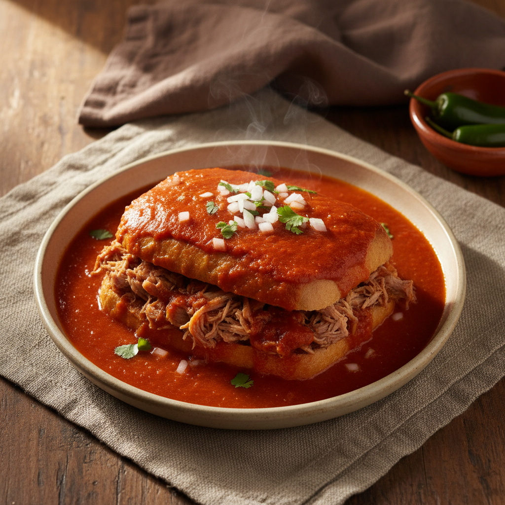 Tortas Ahogadas — Guadalajara's drowned pork sandwich