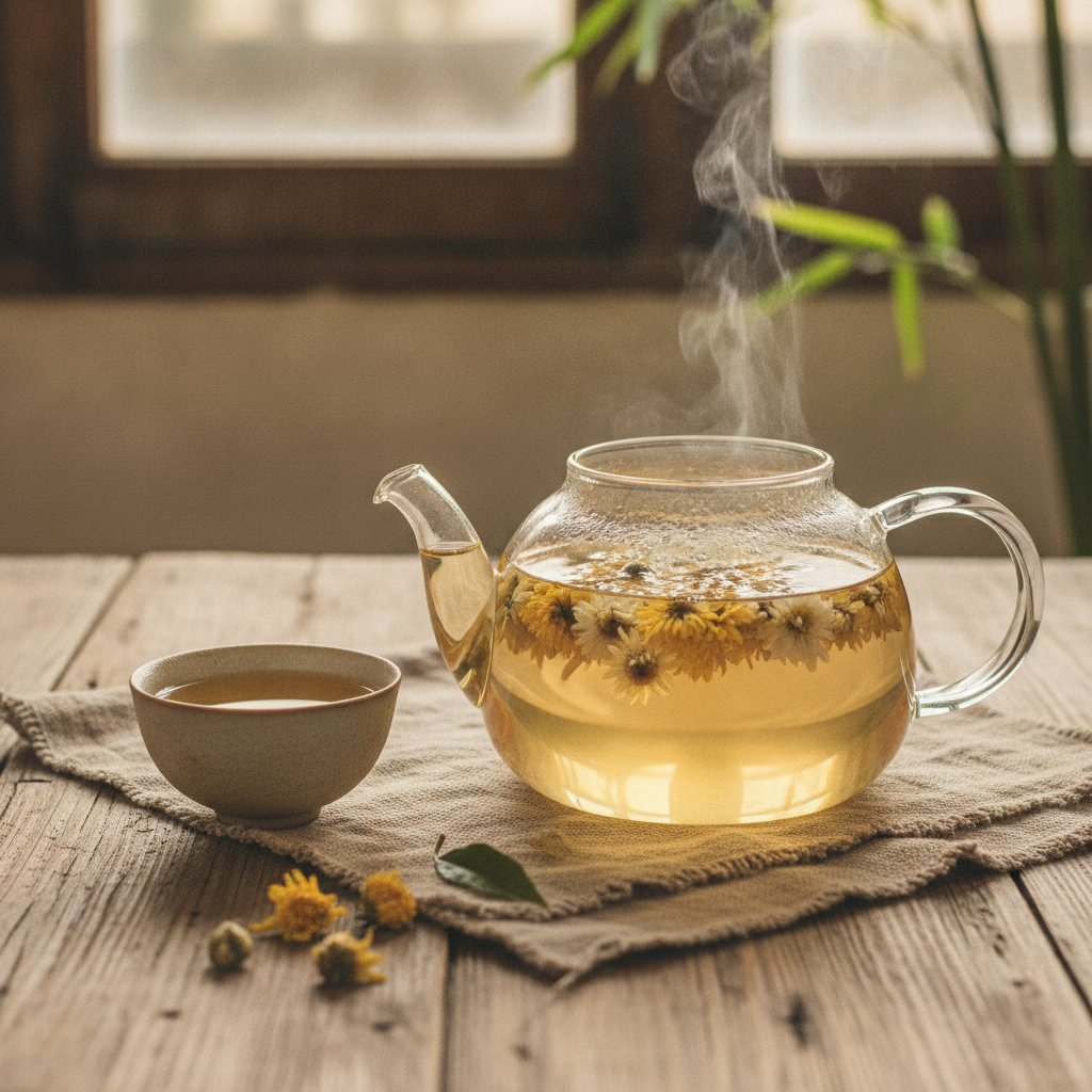 Traditional Chrysanthemum Flower Herbal Tea