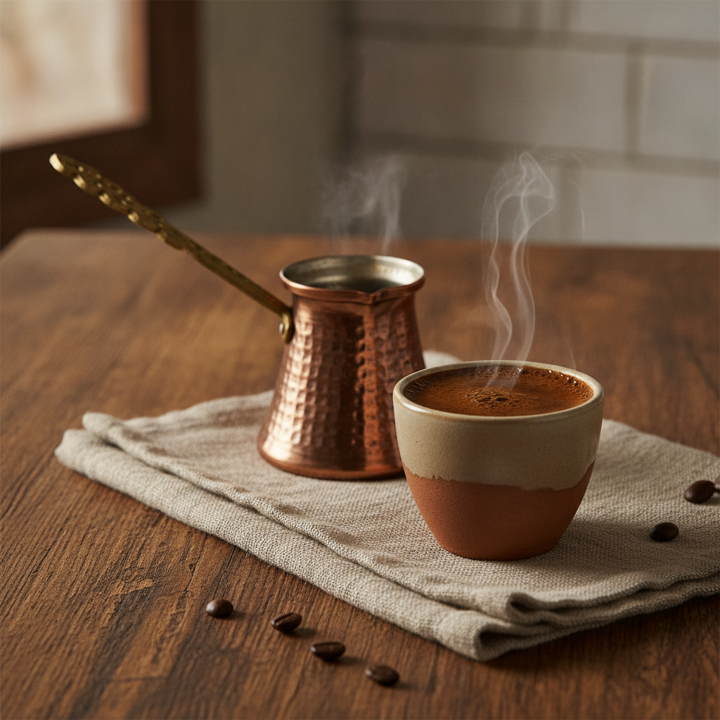 Traditional Turkish Coffee Strong Brew