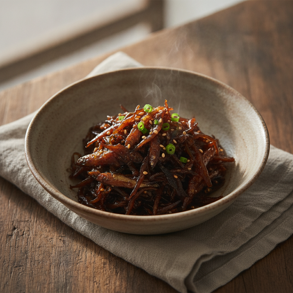 Tsukudani Simmered Small Fish or Seaweed