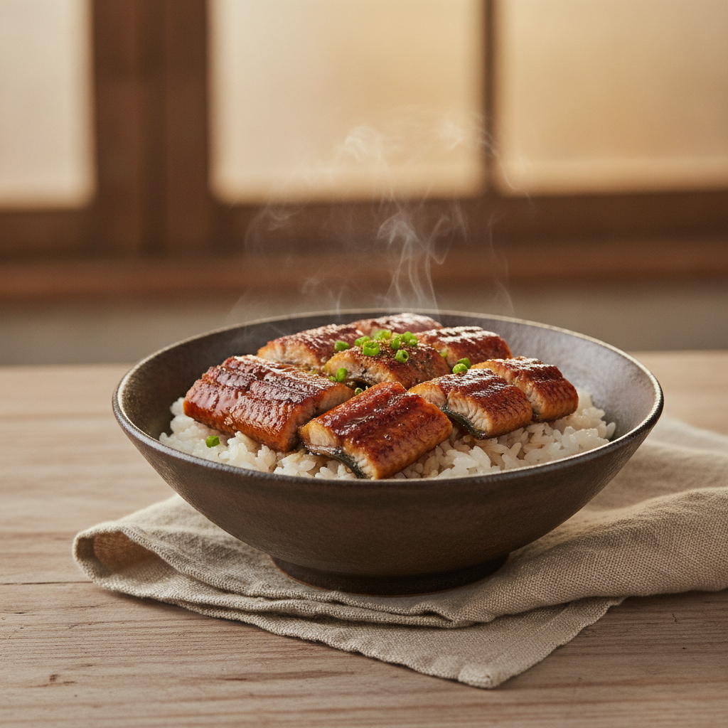 Succulent Grilled Eel Over Steamed Rice