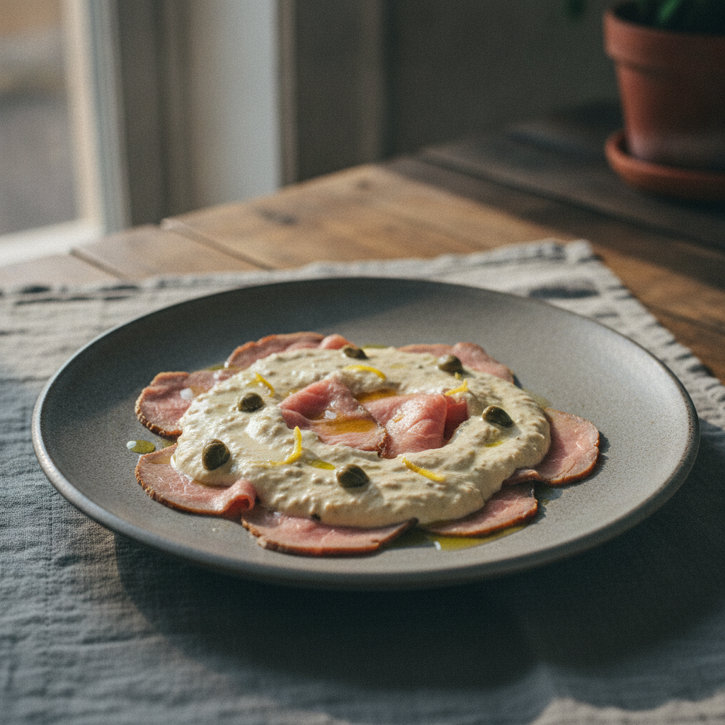 Vitello Tonnato — Piemontese Veal with Tuna-Caper Emulsion