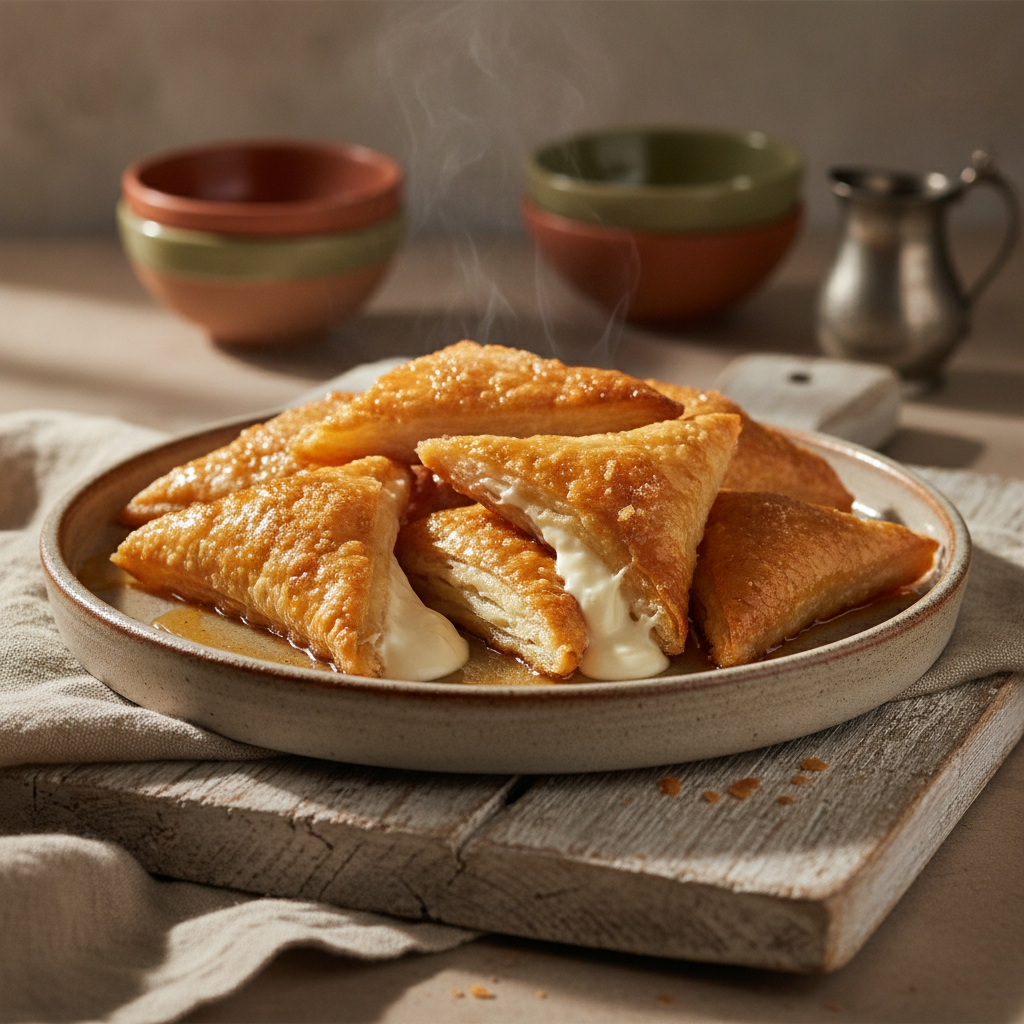 Warbat Cream Filled Phyllo Triangles