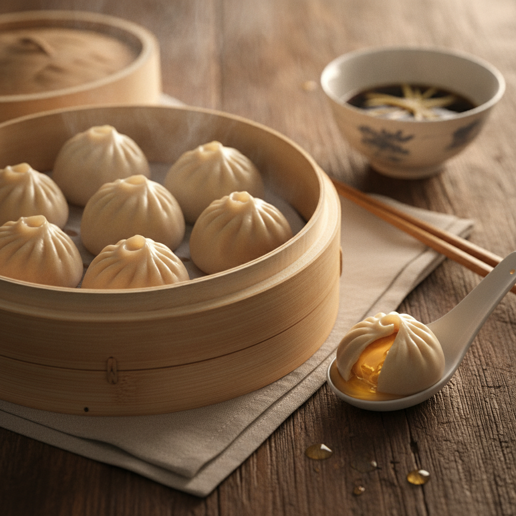 Xiaolongbao: Shanghai Soup Dumplings with Liquid Gold Inside