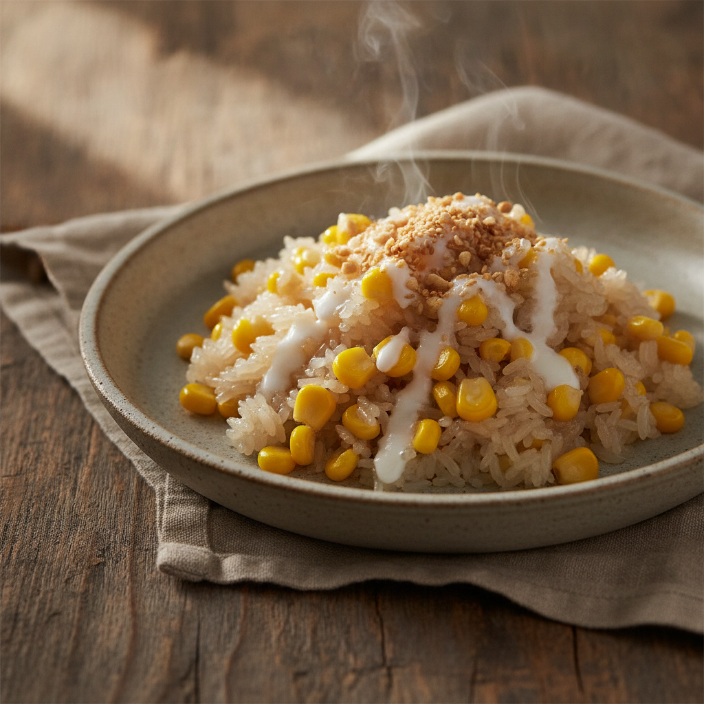 Sweet Sticky Rice with Corn