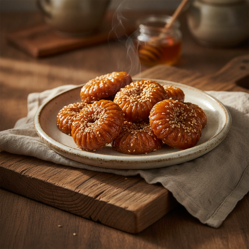 Yakgwa Traditional Honey Sesame Cookies