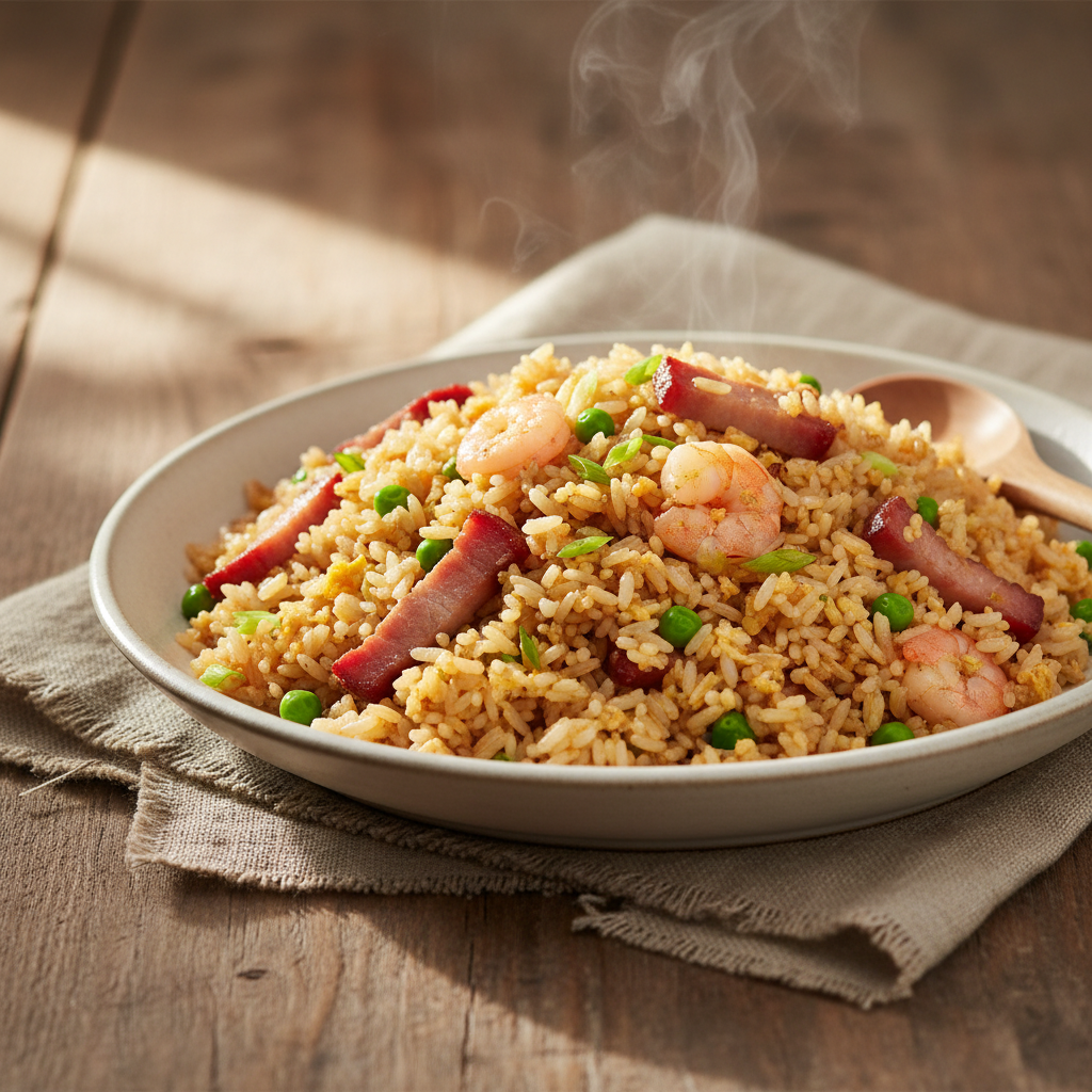 Yangzhou Fried Rice: Day-Old Rice, High Heat